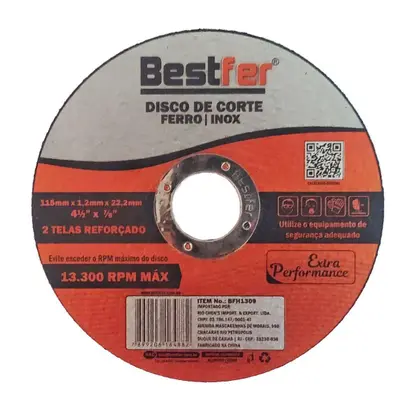 DISCO CORTE INOX EFERRO 20MM