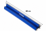 Desempenadeira para Massa Corrida Aço Inox Nivel PRO Roma 60cm e 80cm