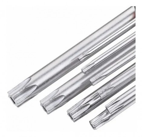 Jogo Chave Torx L Longa 9 Peças CRV T10AT50 Mtx