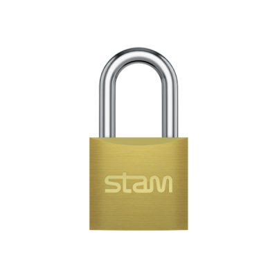 Cadeado Zamac Latonado 30mm Stam
