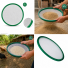 Peneira para Arroz/Areia Aro 55 cm Plástico Verde Telas MM
