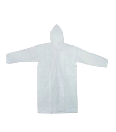 CAPA DE CHUVA DESCARTAVEL TRANSPARENTE