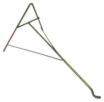 Suporte para Vaso de Parede 29cm Dourado