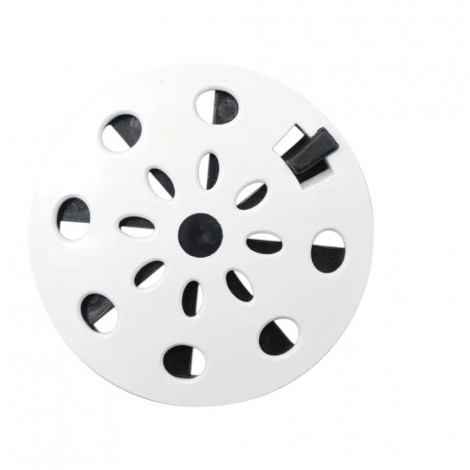 Grelha para Caixa Sifonada Astra 9,7 cm em PVC Branco com Anti-inseto Preto – Ref. GRB9