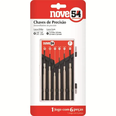 Jogo de Chaves de Precisão Nove54 para Eletrônicos e Pequenos Reparos