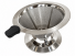 Coador de Café Inox 10,5 cm – Haüskraft – Aço Inox com Pegador em Silicone – Prata