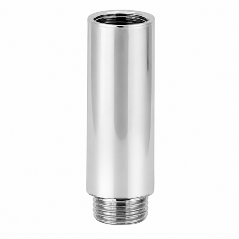 Extensão Cromada Longa 1/2" para Chuveiro e Torneira (Prolongador Hidráulico)