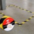 Fita Adesiva Zebrada Worker 48mm x 30m Amarelo e Preto – Demarcação de Solo e Superfícies