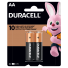 PILHAS ALCALINAS DE 1.5V AA/2 DURACELL