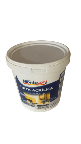 Tinta Acrílica Econômica Montecor Anti-Mofo 900ml – Branco – Alto Rendimento e Boa Cobertura