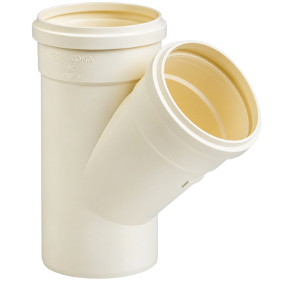 Junção para Esgoto PVC DN 150mm x 150mm Krona
