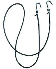 GANCHO FERRO ENCAPADO PRETO 1,50m ELASTICK