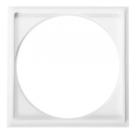 Porta Grelha Quadrada PVC Branco 10x10 cm Astra PG13