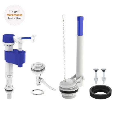 Kit para Caixa Acoplada Censi – Entrada Master Flux + Saída Convencional Superior