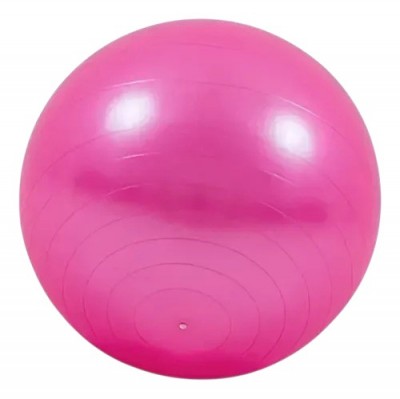 Bola Inflável para Exercícios 85cm Western Rosa Metálico – Ref. FIT-36