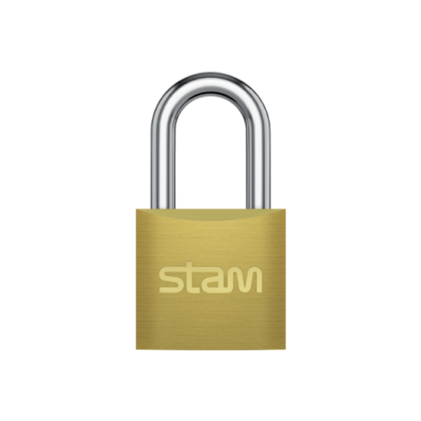 Cadeado Zamac Latonado 30mm Stam