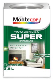 Tinta Acrílica Super Standard Montecor – Branca | 18L