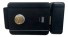 Fechadura Elétrica de Sobrepor Proeletronic PQFE-1000 Multidirecional Aço Preto 12V – Ref. PQFE-1000