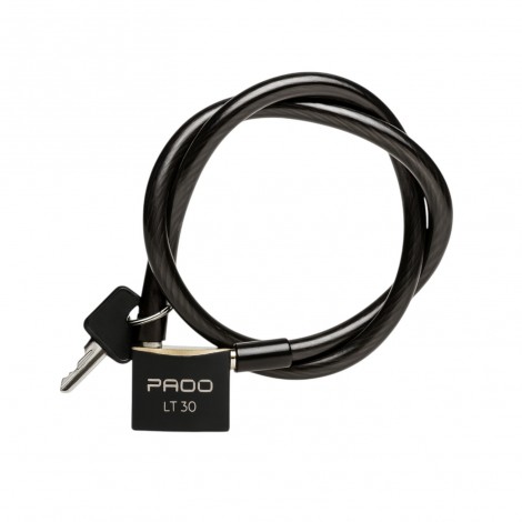 Cadeado Para Bicicleta 30mm Preto Pado – LT 30/600mm | Ref. F6A | NBR 15271