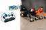 Roda Abdominal Dupla com Suporte – Western Fitness