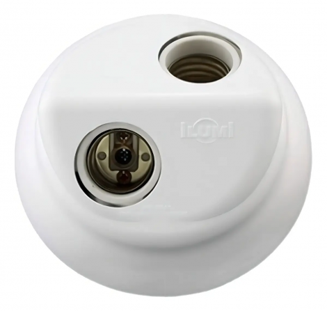 Plafon para 2 Lâmpadas 100W 250V Branco ILUMI 18092