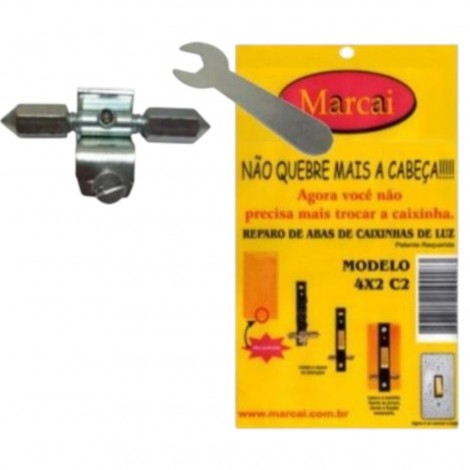 Reparo para Abas de Caixinha de Luz 4x2 C2 Marcai