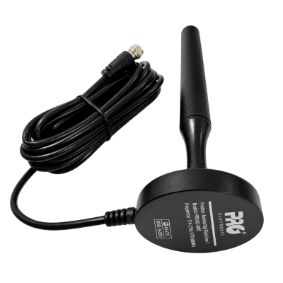 Antena Digital Interna e Externa HDTV 4 em 1 com Base Magnética Proeletronic PROHD-2400