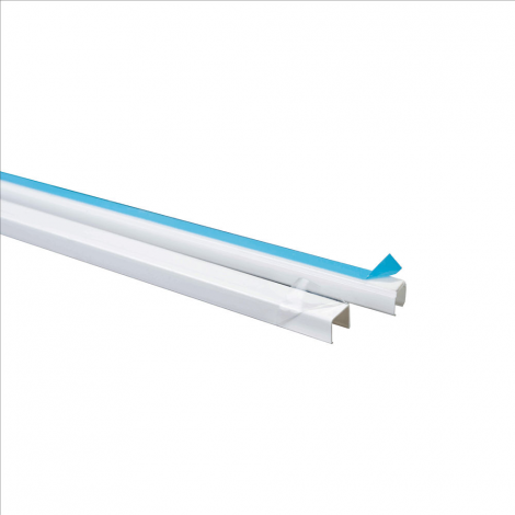 CANALETA COM TAMPA E ADESIVO