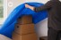 Lona Plástica Azul Média Maxilona – Proteção Contra Sol, Chuva e Vento