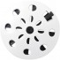 Grelha para Caixa Sifonada Astra 9,7 cm em PVC Branco com Anti-inseto Preto – Ref. GRB9