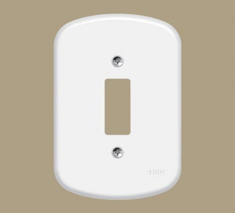 Placa 4 x 2 F1 – Blanc