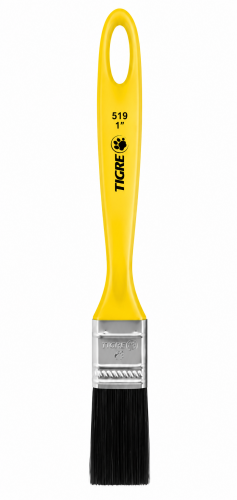 Trincha Média Tigre 1" Ref. 519 para Esmalte, Verniz e Stain