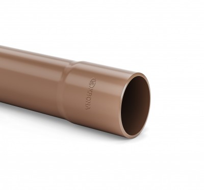 Tubo PVC Marrom Soldável Krona – Barras de 6 Metros (20mm a 50mm)