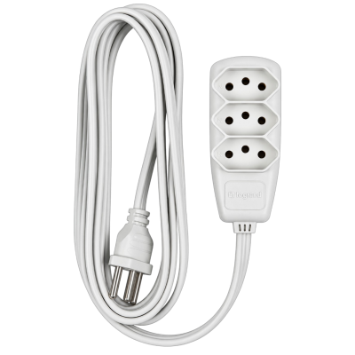 Extensão Elétrica Sort 5 Metros 2P+T 3 x 0,75 mm² 10A 250V DN1780 Legrand
