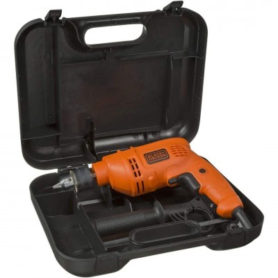 Furadeira De Impacto Vvr 1/2 Pol. 560W Tm555K-B2 Black+ Decker - Laranja - 220V