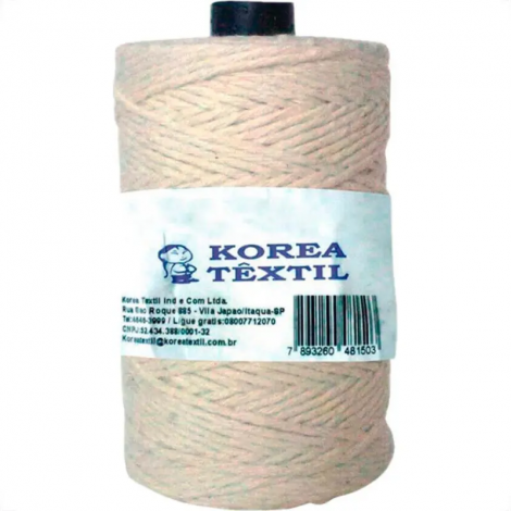 BARBANTE KOREA ALGODAO 4/ 8 120MT