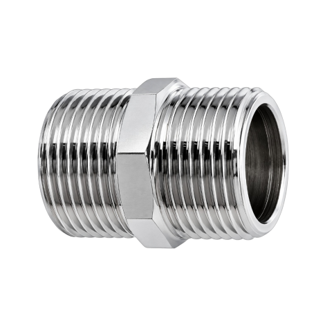 Niple Metal Cromado 1/2" x 1/2" Furkin Ref. 285