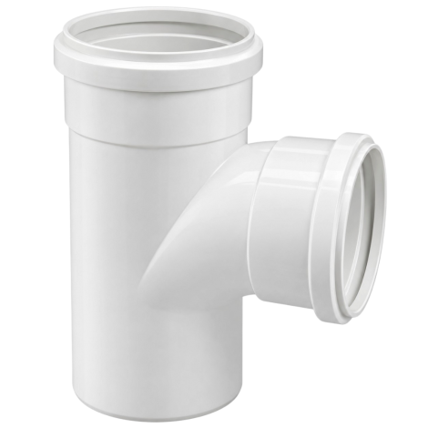 Tê para Esgoto 50 x 50 mm Branco Krona