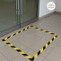 Fita Adesiva Zebrada Worker 48mm x 30m Amarelo e Preto – Demarcação de Solo e Superfícies