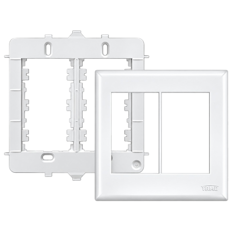 Placa 4x4 para 6 Módulos com Suporte Evidence FAME 2893