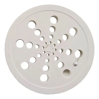 GRELHA FIT ROTATIVA REDONDO 10CM BRANCA ESTRELA
