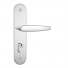 Fechadura Externa Stam 804/33 Cromada com Espelho em Inox