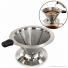 Coador de Café Inox 10,5 cm – Haüskraft – Aço Inox com Pegador em Silicone – Prata