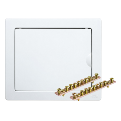 Quadro de Distribuição de Embutir para 6 Disjuntores NEMA ou 8 DIN com Barramentos FAME 3137