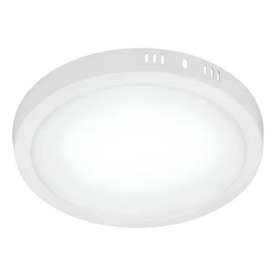 Painel LED Play Sobrepor Redondo 12W 6500K Branco Blumenau