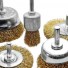 Kit 5 Escovas de Aço Dis-Flex Aste 6mm – 4.500 RPM Ref. 32.019