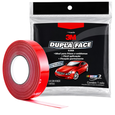 Fita Dupla Face Automotiva Transparente 12 mm x 3 m 3M