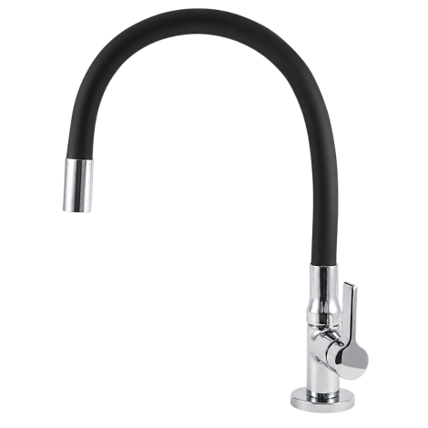 Bica Móvel de Mesa 1/4 de Volta C70 Preta Iguatemi