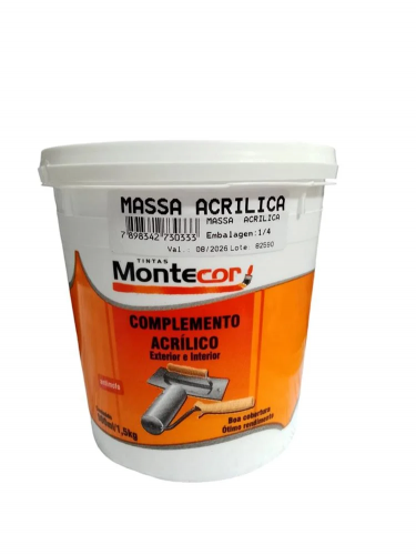 MASSA ACRILICO MONTECOR 1/4
