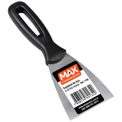 Espátula de Aço Temperado 6cm Max Ferramentas 7106